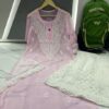 Georgette_chikankari_kurti