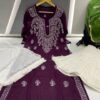 Georgette_chikankari_kurti