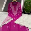 Georgette_chikankari_kurti