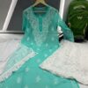Georgette_chikankari_kurti