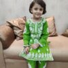Mul_mul_cotton_kids_chikankari_kurti_set