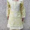 Mul_mul_cotton_kids_chikankari_kurti_set