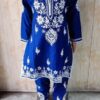 Mul_mul_cotton_kids_chikankari_kurti_set