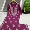 Masleen_silk_cotton_chikankari_kurti