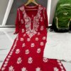 Masleen_silk_cotton_chikankari_kurti