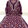 Georgette_multi_thread_rose_jaal_chikankari_kurti