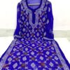 Georgette_multi_thread_rose_jaal_chikankari_kurti