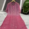 Georgette_panel_chikankari_kurti_with_mirror_work