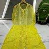 Georgette_panel_chikankari_kurti_with_mirror_work