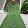 Georgette_panel_chikankari_kurti_with_mirror_work
