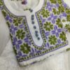 Georgette_chikankari_kurti_Ghaas_Patti_Double_Thread_Colour_Work_Frock_With_Adjustable_Dori