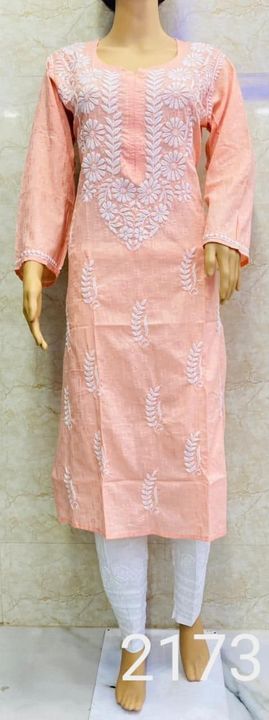 Pure_cotton_embossed_chikankari_kurti