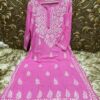 Rayon_Cotton_heavy_daman_chikankari_kurti