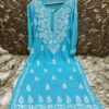 Rayon_Cotton_heavy_daman_chikankari_kurti