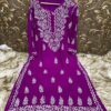 Rayon_Cotton_heavy_daman_chikankari_kurti