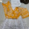 Georgette_buta_jaal_chikankari_kurti_with_gota_work