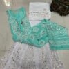 Georgette_buta_jaal_chikankari_kurti_with_gota_work