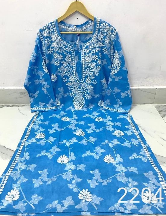 Cotton_printed_chikankari_kurti