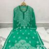 Georgette_gala_daman_chikankari_kurti