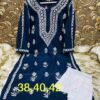 Lucknowi_chikankari_heavy_Cotton_kurti