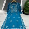 Slub_cotton_chikankari_kurti
