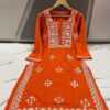Slub_cotton_chikankari_kurti