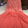 Dobby_cotton_dyed_chikankari_gown