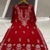 Rayon_Cotton_chikankari_kurti