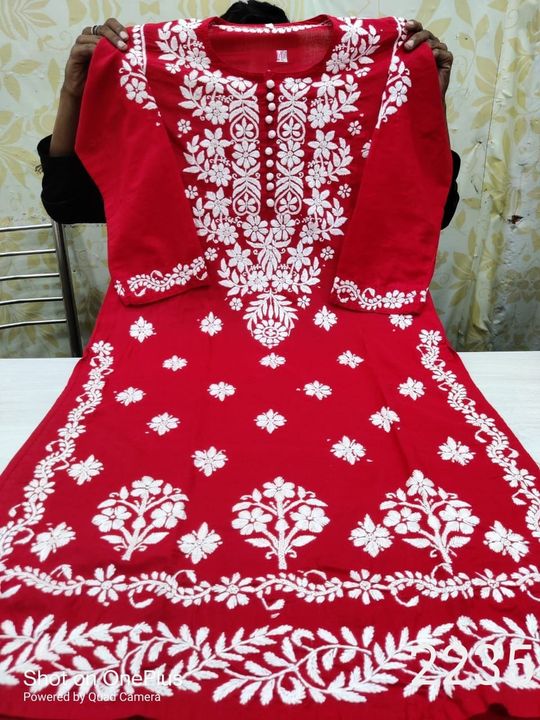 Cotton_chikankari_kurti_with_plazo_set