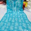 Georgette_jaal_work_chikankari_kurti