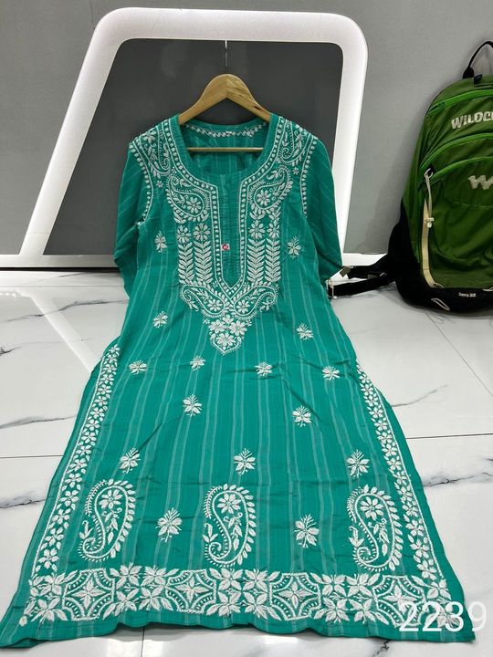 Cotton_chikankari_kurti