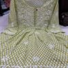 Cotton_printed_chikankari_short_gown