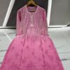 Chanderi_Cotton_dyed_chikankari_kurti