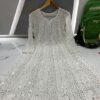 Georgette_fine_anarkali_with_mirror_work