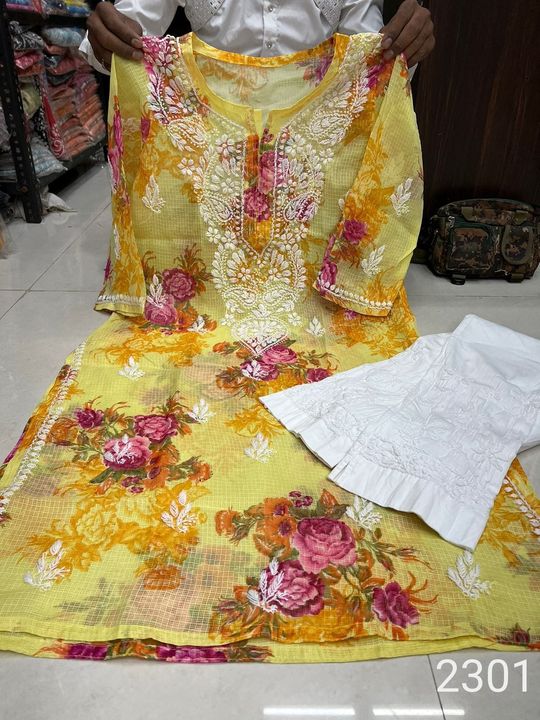 lucknowichikankari_kota_cotton_kurti