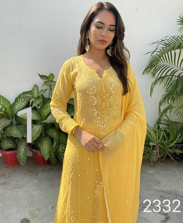 chikankari_mehandi/_Haldi_look_collection