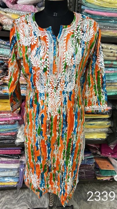 lucknowichikankari_modal_Print_kurti