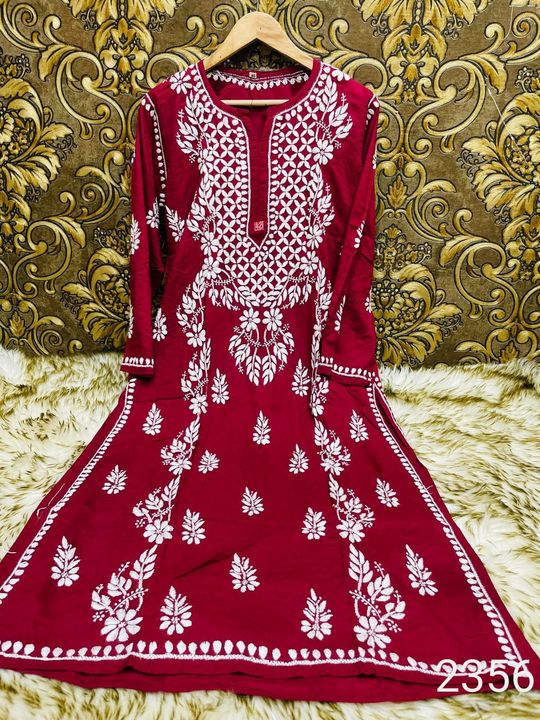 Lucknowi_chikankari_modal_kurti