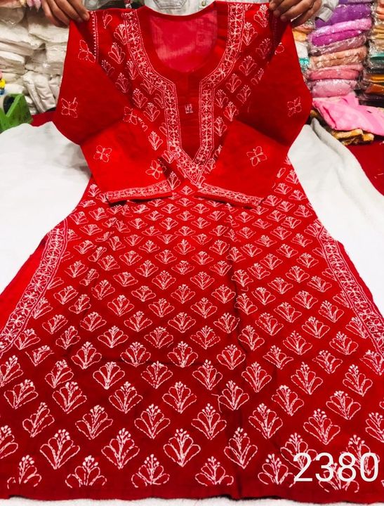 Terri_voil_cotton_chikankari_kurti