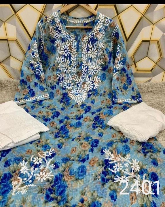 chikankari_kota_cotton_printed_kurti