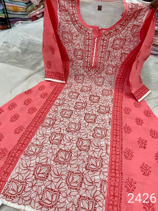 lucknowi_chikankari_voil_cotton_a_line_kurti