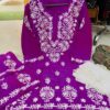 Cotton_silk_chikankari_kurti_plazo_set