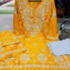 Cotton_silk_chikankari_kurti_plazo_set