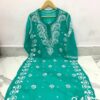Georgette_side_chak_ghaspatti_embroidery_work_chikankari_kurti