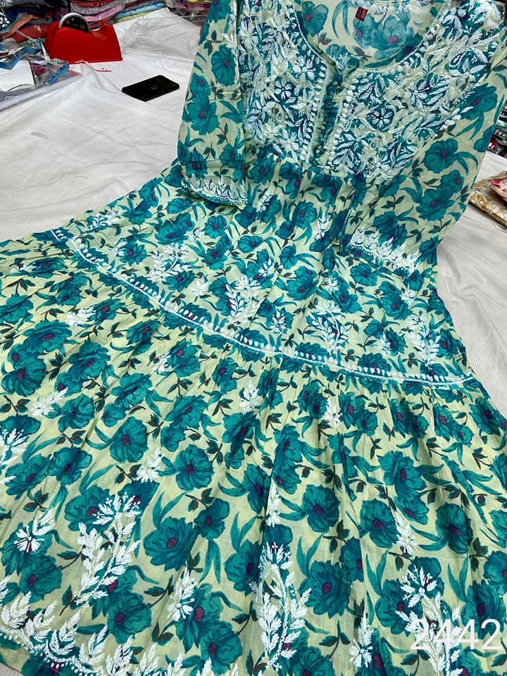 lucknowi_chikankari_exclusive_mul_mul_cotton_printed_gown