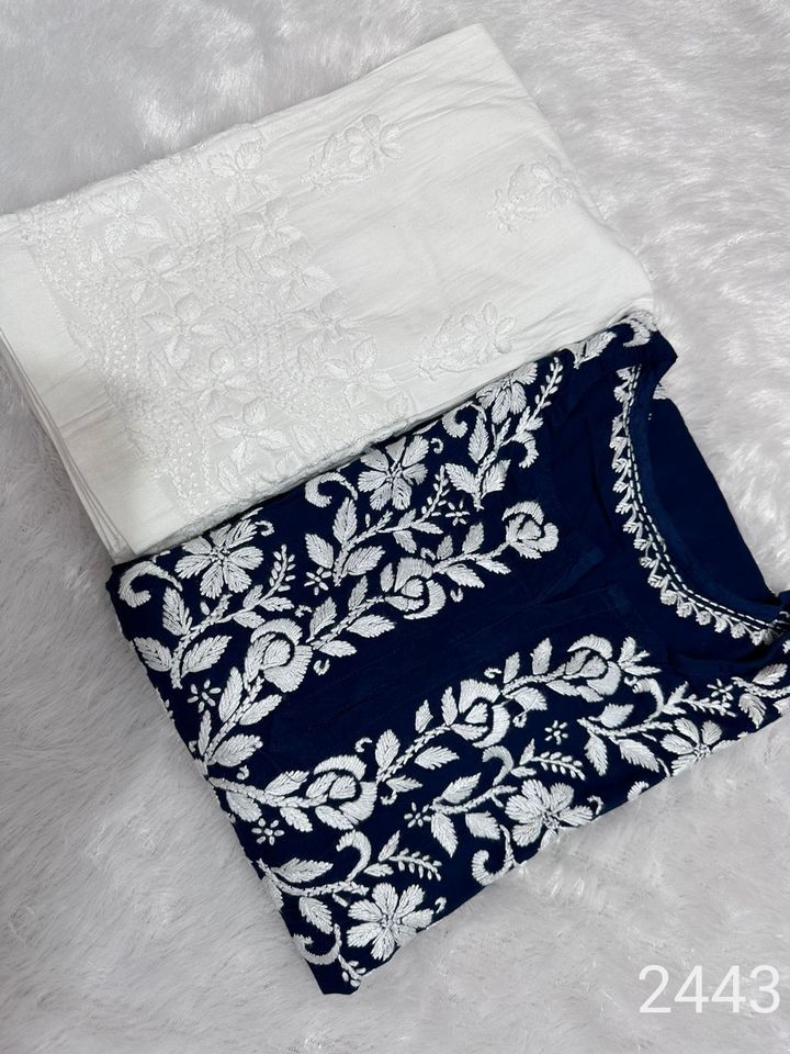 modal_daman_buta_chikankari_kurti