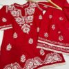 kids_collection_Cotton_chikankari_kurti_with_gharara_lace_set