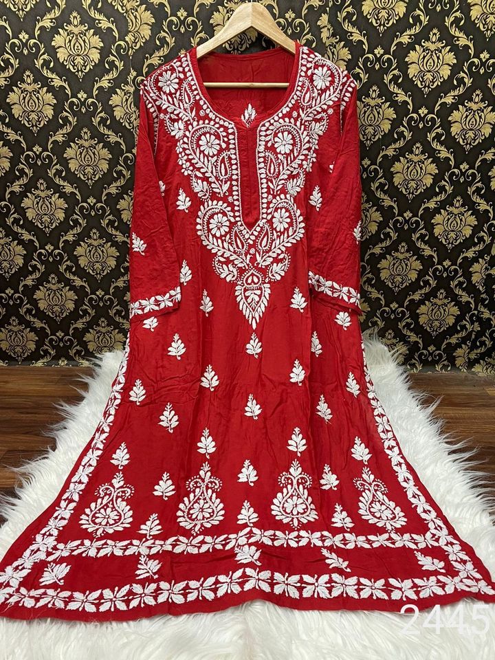 odal_gala_daman_chikankari_kurti