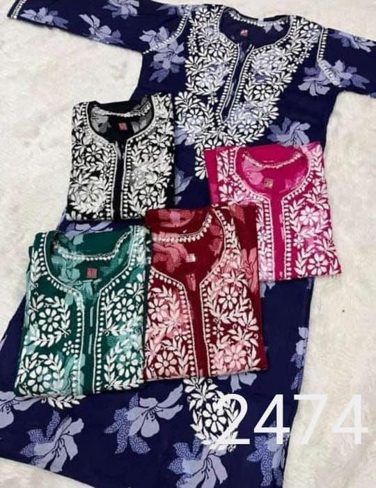 Mul_mul_cotton_printed_chikankari_kurti