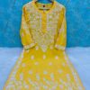 Lucknowi_chikankari_modal_gala_daman_work_kurti